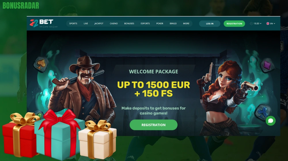 22bet Bonus dobrodošlice