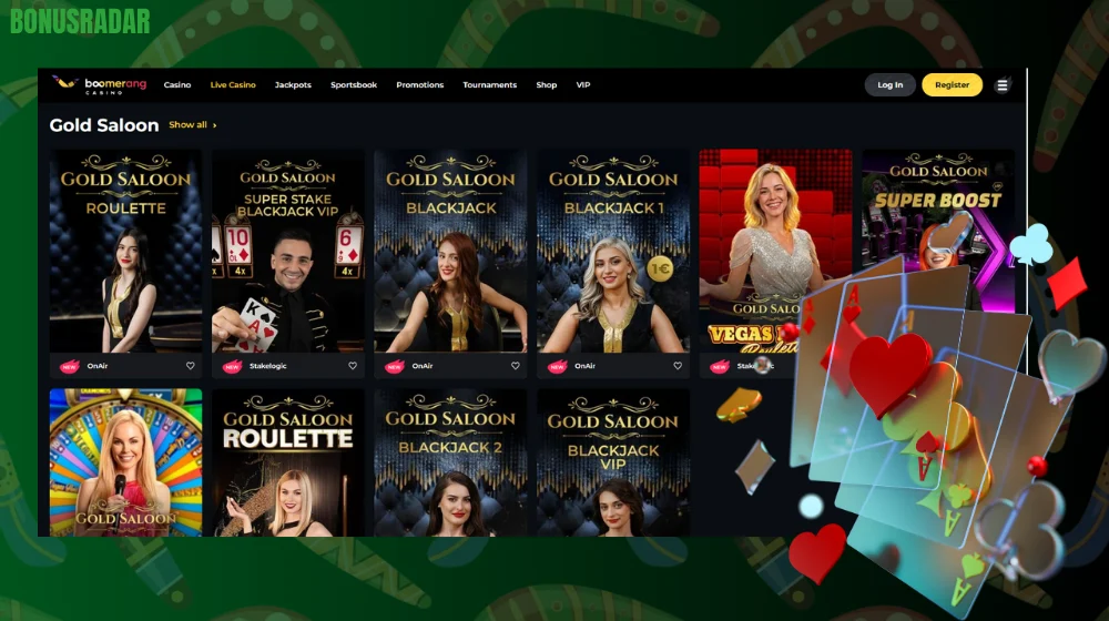 Boomerang Namizne igre