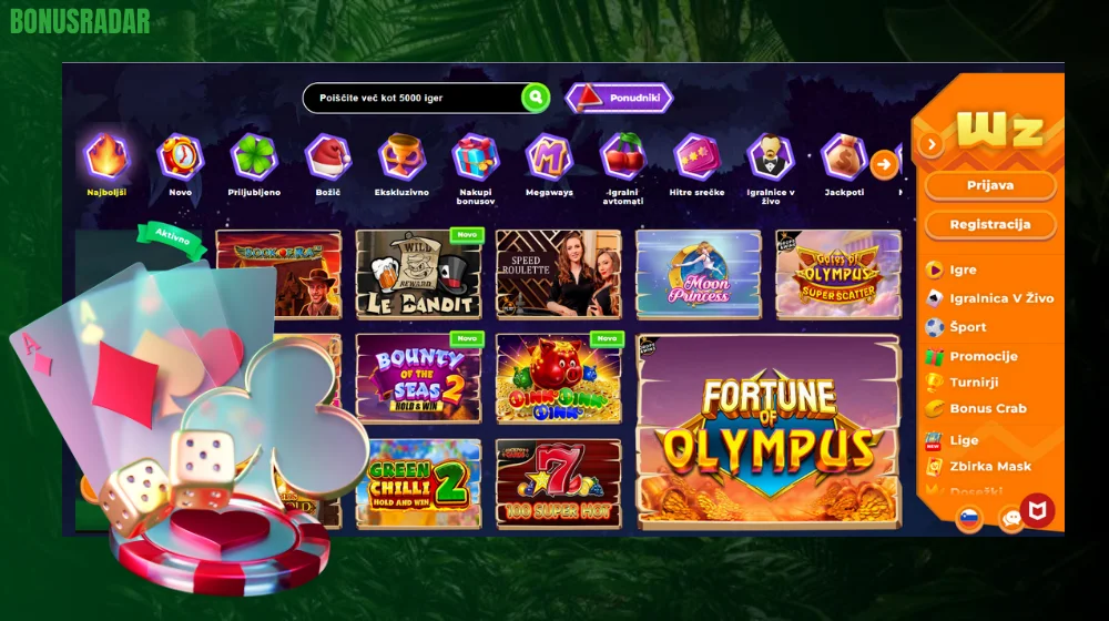 Wazamba Casino slot