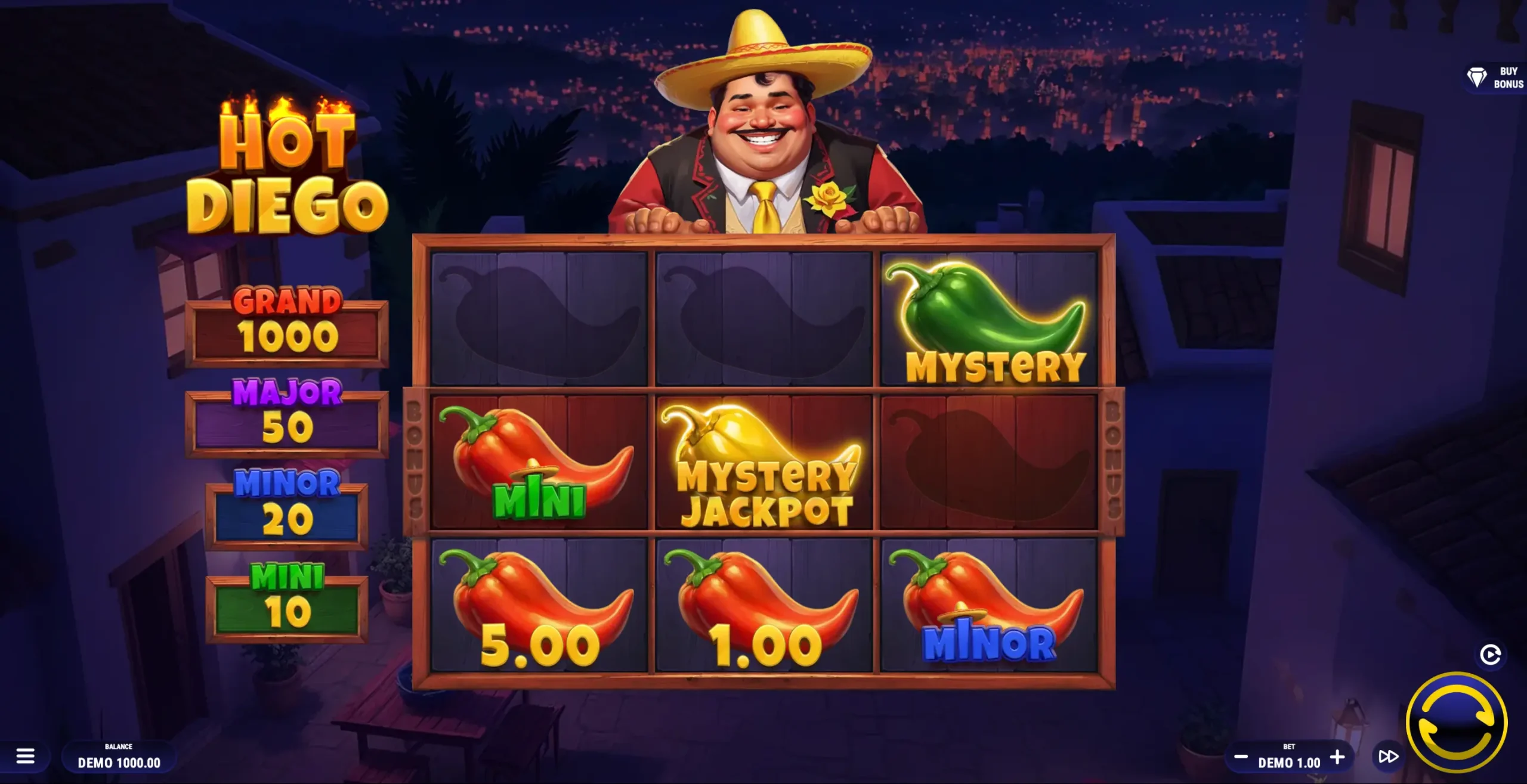 Hot Diego Hold and Spin