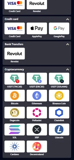 Opravi minimalni depozit, če je zahtevan.