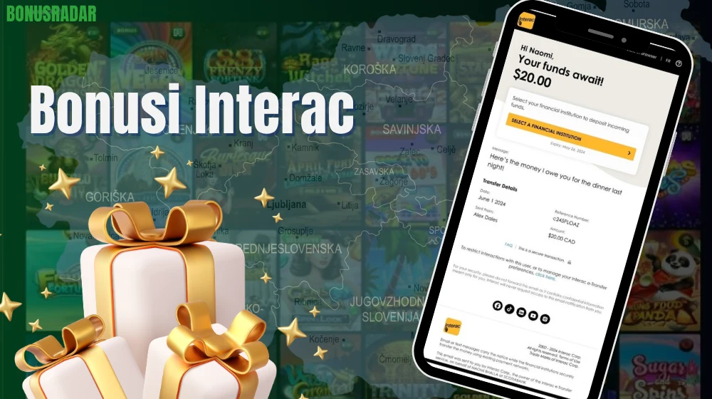 Bonusi in promocije v igralnicah Interac