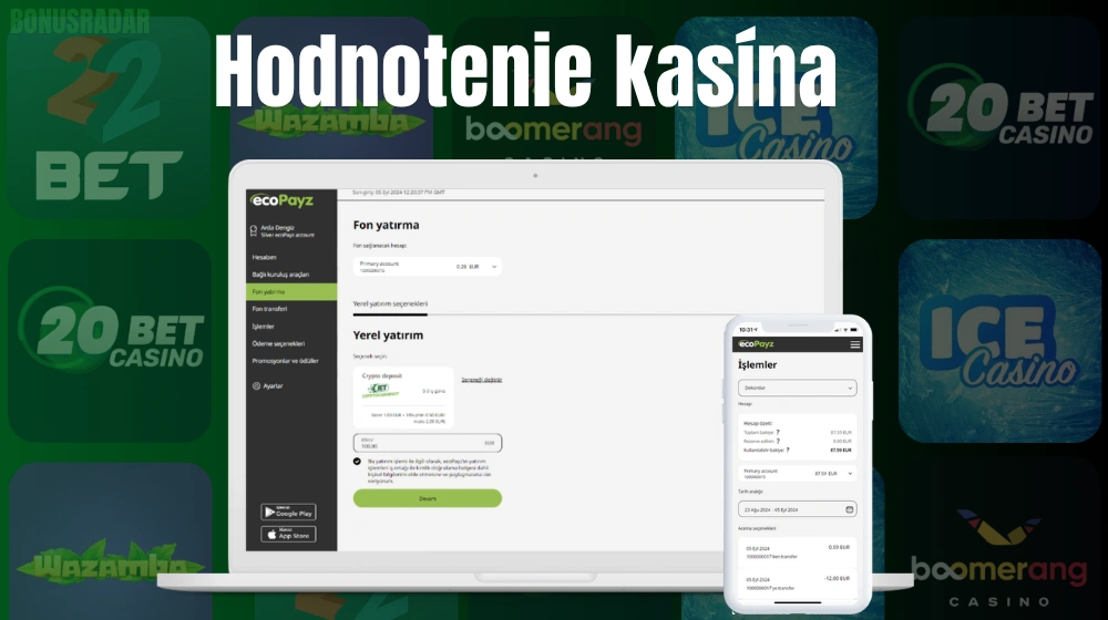 Hodnotenie kasína ecopayz