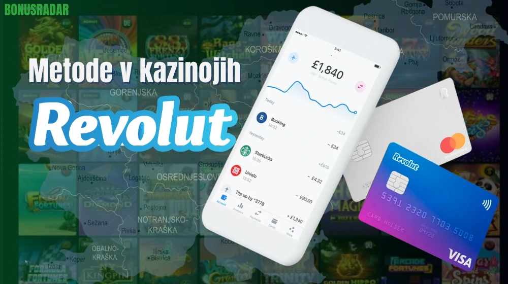 Najboljše Revolut igralnice v Sloveniji