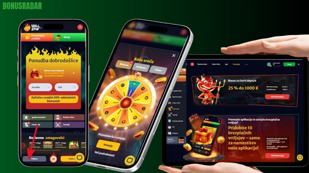 HellSpin Casino Mobilna Izkušnja