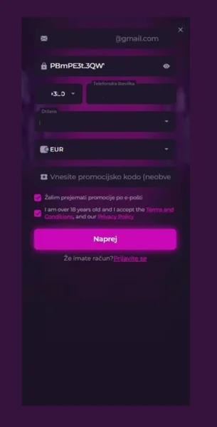 Vnesite e-poštni naslov Rockstarcasino