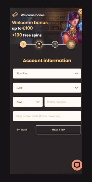 Account information National Casino poteka