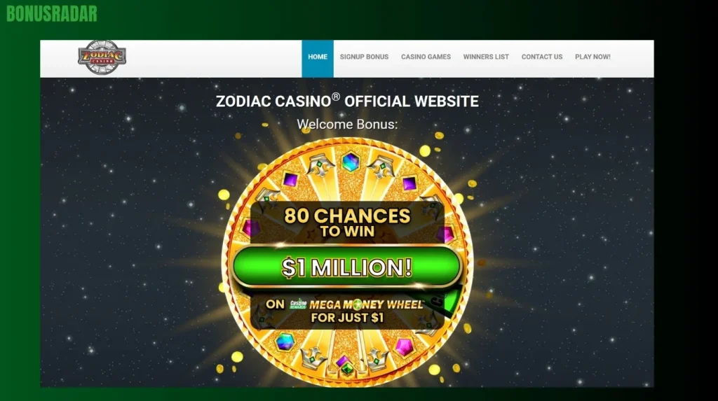Oblikovanje Vmesnika in Uporabnost Zodiac Casino