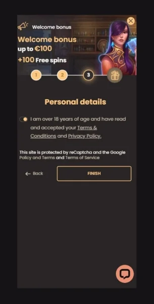 Personal details National Casino