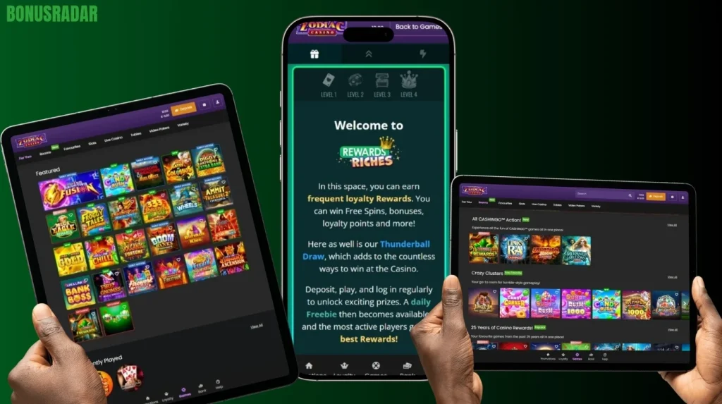 Zodiac Casino Mobilna Izkušnja
